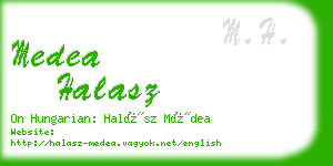 medea halasz business card